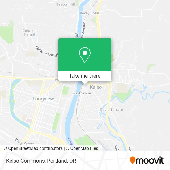 Kelso Commons map