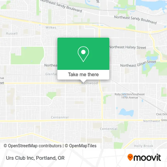 Urs Club Inc map