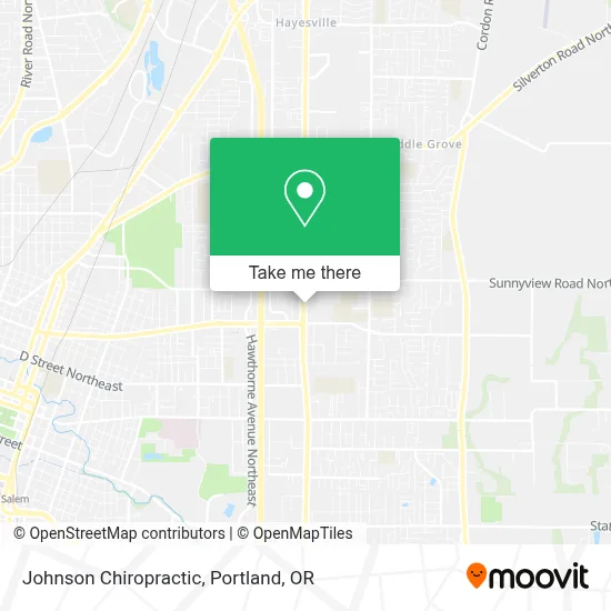 Johnson Chiropractic map