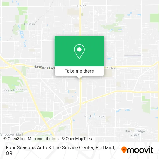 Four Seasons Auto & Tire Service Center map