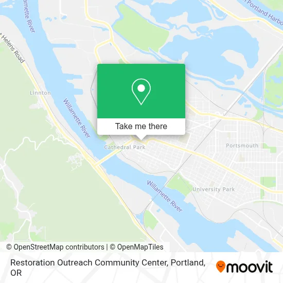 Restoration Outreach Community Center map