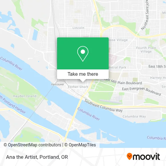 Ana the Artist map