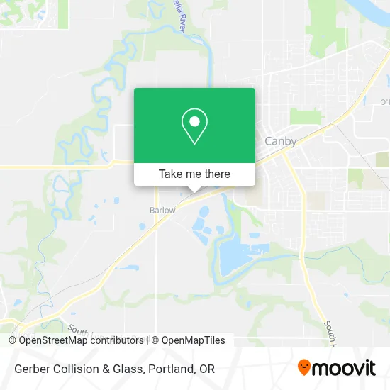 Gerber Collision & Glass map