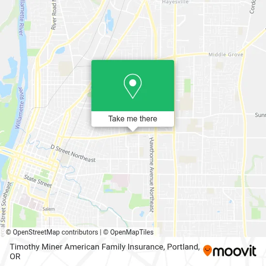 Timothy Miner American Family Insurance map