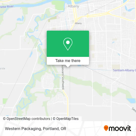 Western Packaging map