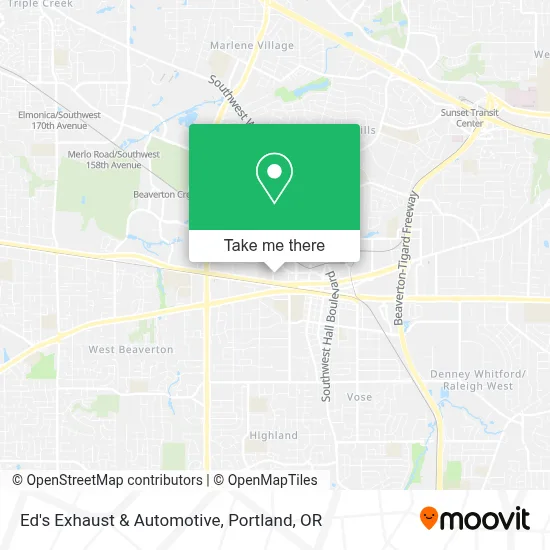 Ed's Exhaust & Automotive map