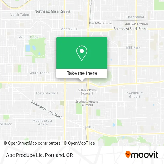 Abc Produce Llc map