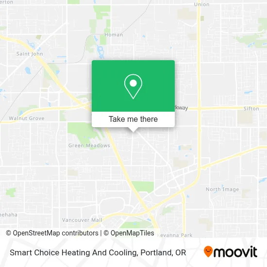 Smart Choice Heating And Cooling map