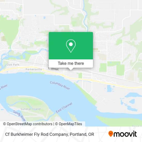 Cf Burkheimer Fly Rod Company map