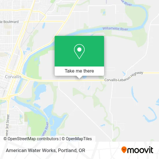 American Water Works map