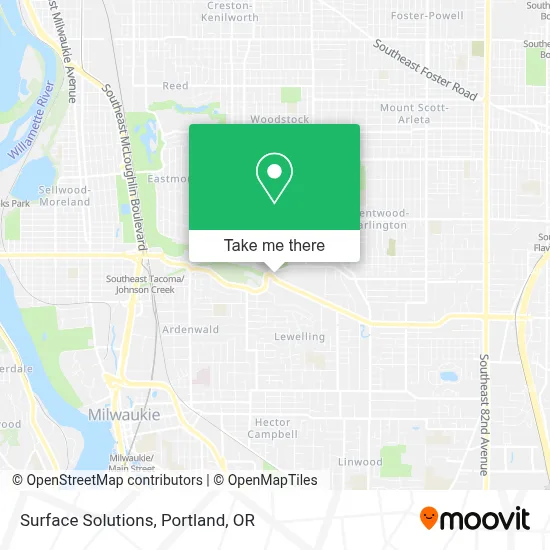 Surface Solutions map