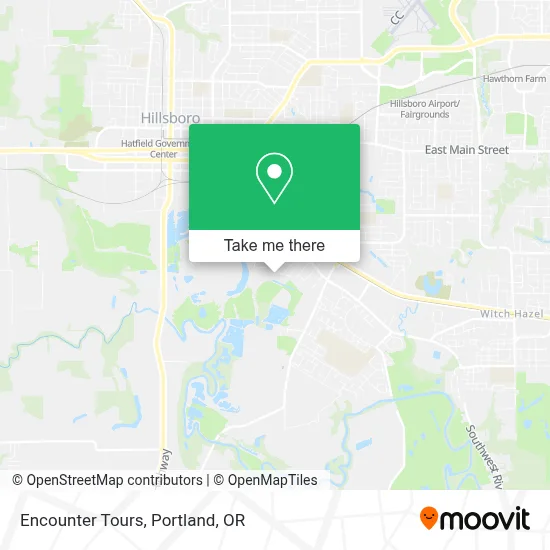 Encounter Tours map