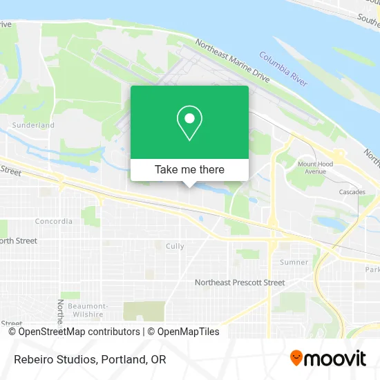 Rebeiro Studios map
