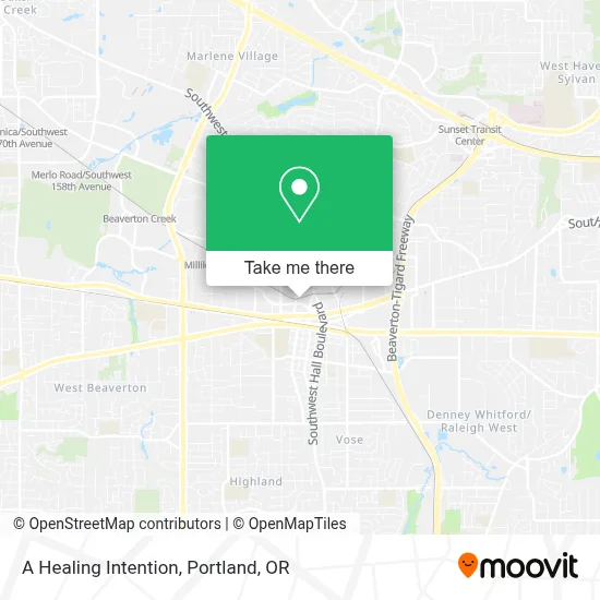 A Healing Intention map