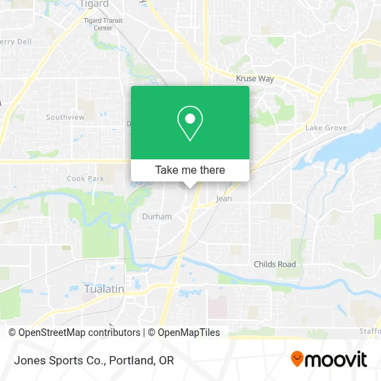 Jones Sports Co. map