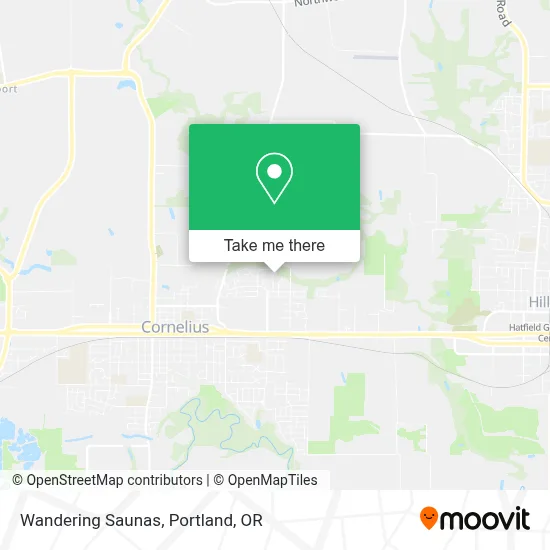Wandering Saunas map