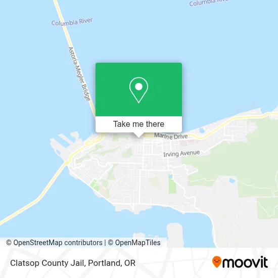 Clatsop County Jail map