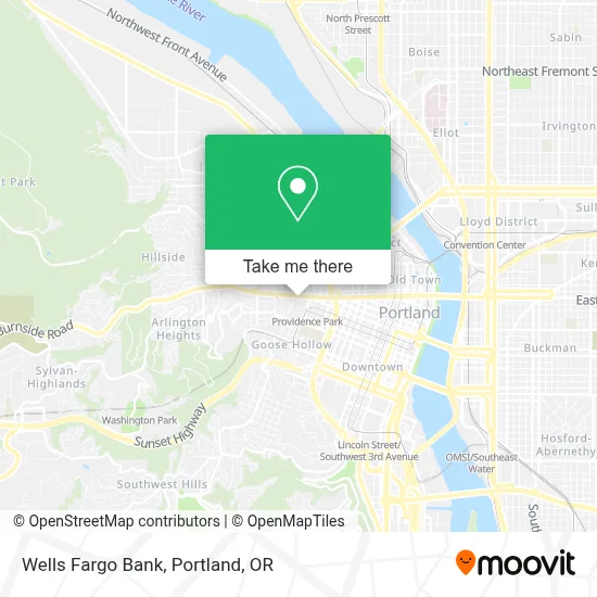 Wells Fargo Bank map