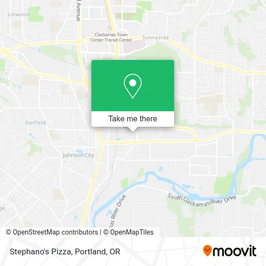 Stephano's Pizza map