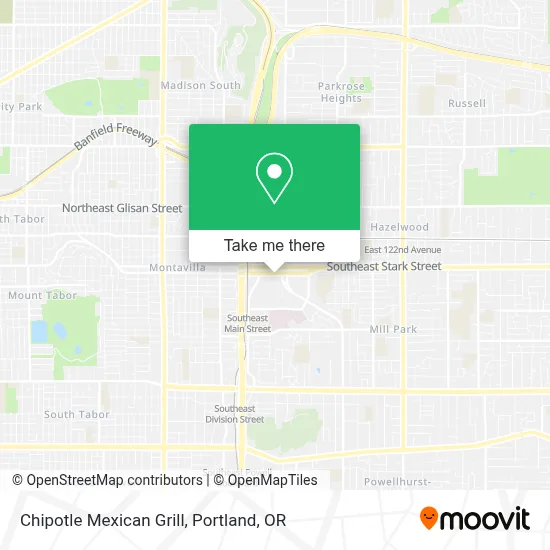 Chipotle Mexican Grill map