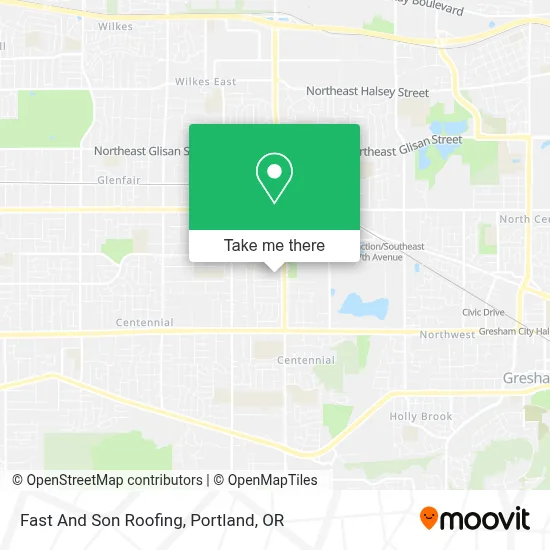 Fast And Son Roofing map
