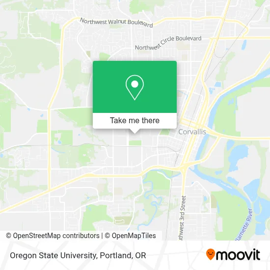 Oregon State University map