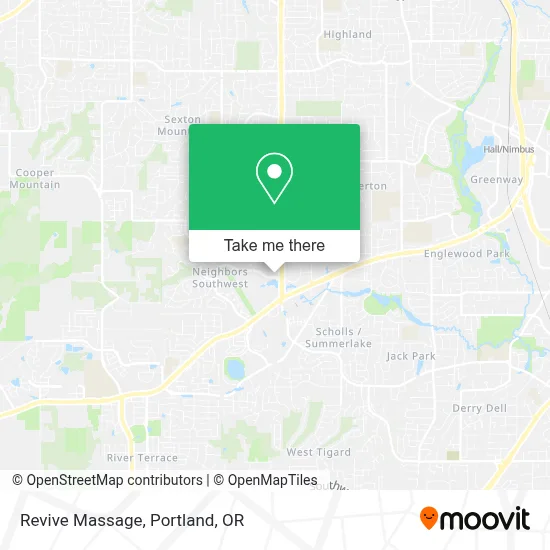 Revive Massage map