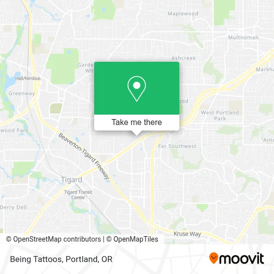 Being Tattoos map