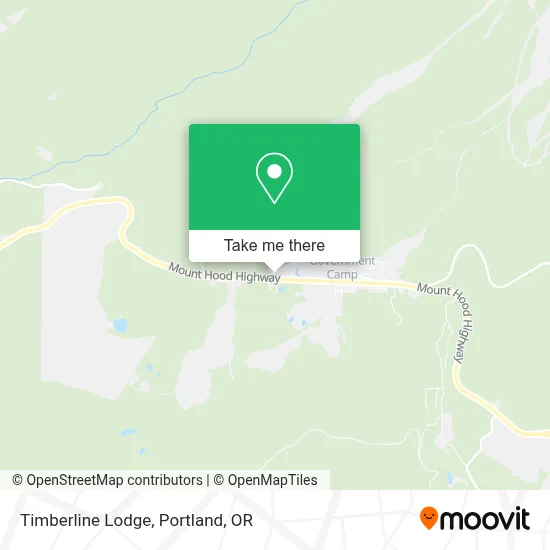 Timberline Lodge map
