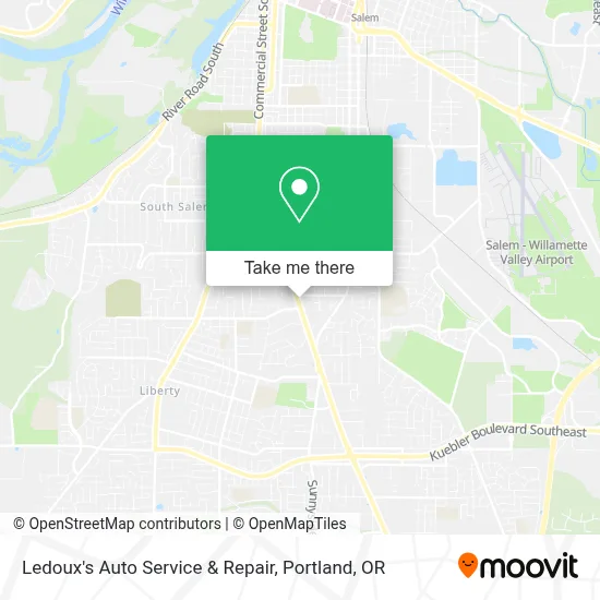 Ledoux's Auto Service & Repair map