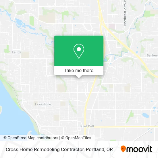Cross Home Remodeling Contractor map