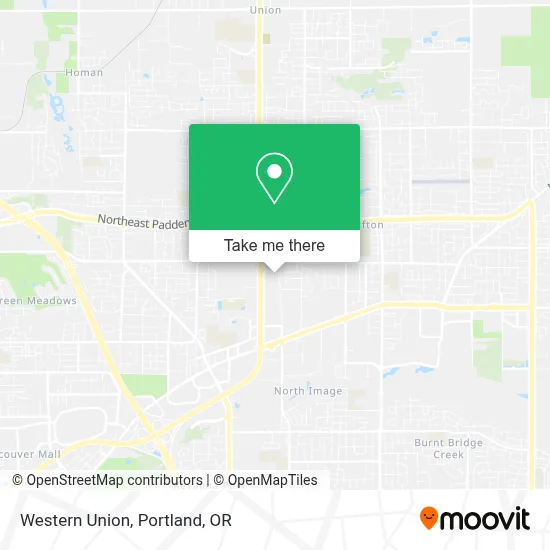 Western Union map