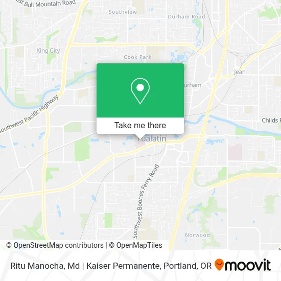 Ritu Manocha, Md | Kaiser Permanente map