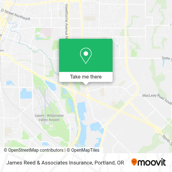 James Reed & Associates Insurance map