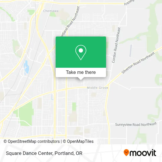 Square Dance Center map