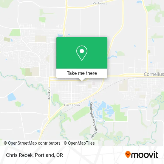 Chris Recek map