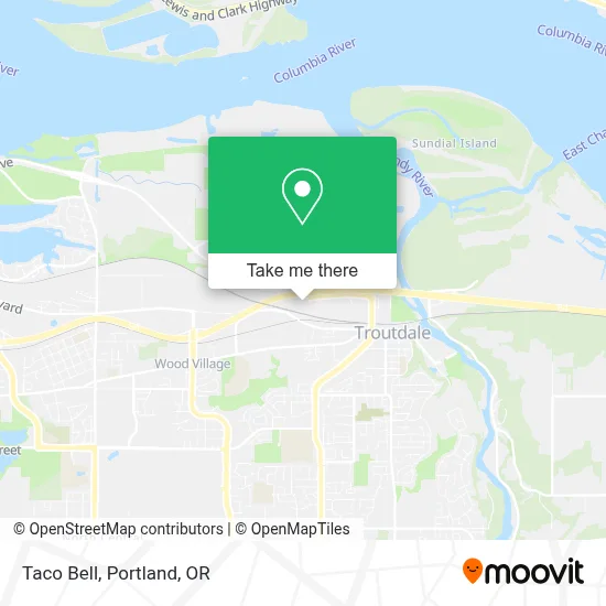 Taco Bell map