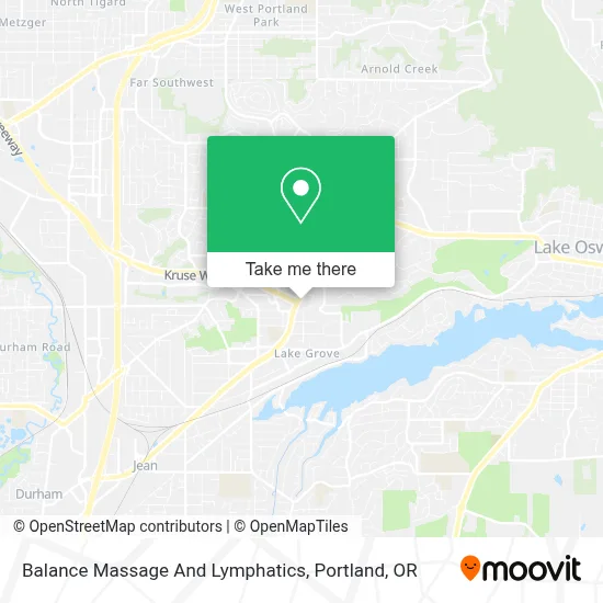 Balance Massage And Lymphatics map