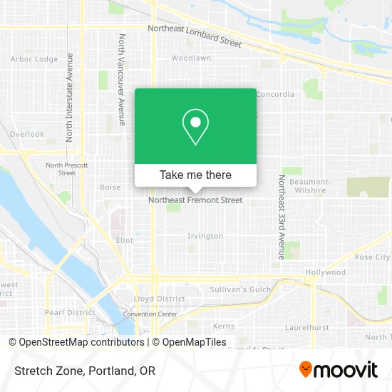 Stretch Zone map