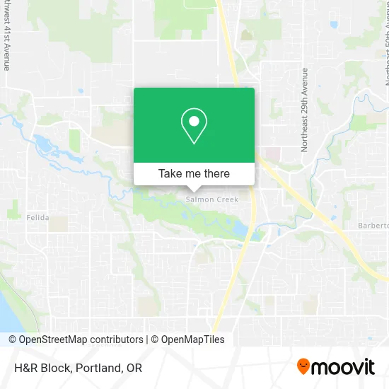 H&R Block map
