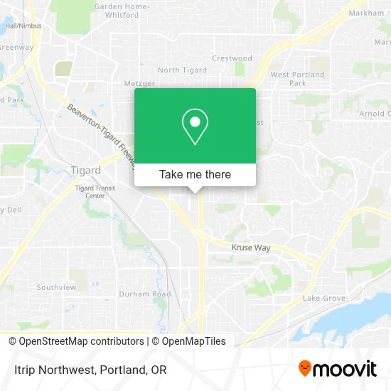 Itrip Northwest map