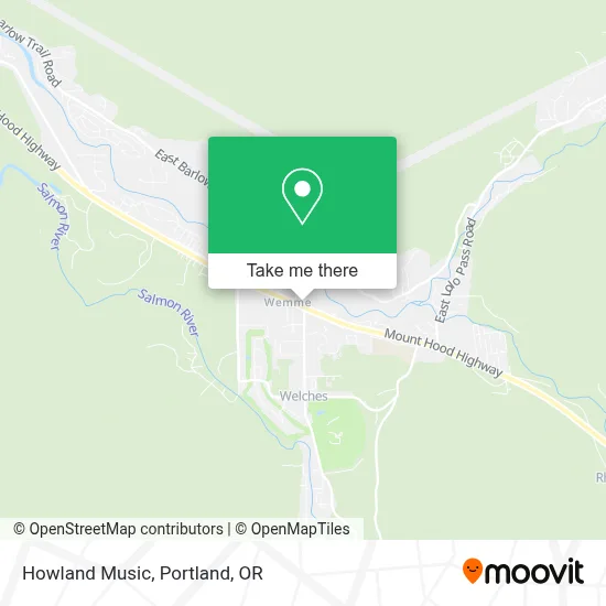 Howland Music map