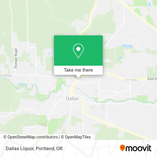 Dallas Liquor map
