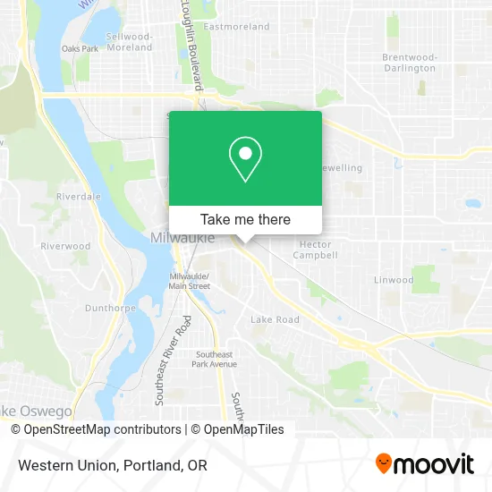 Western Union map