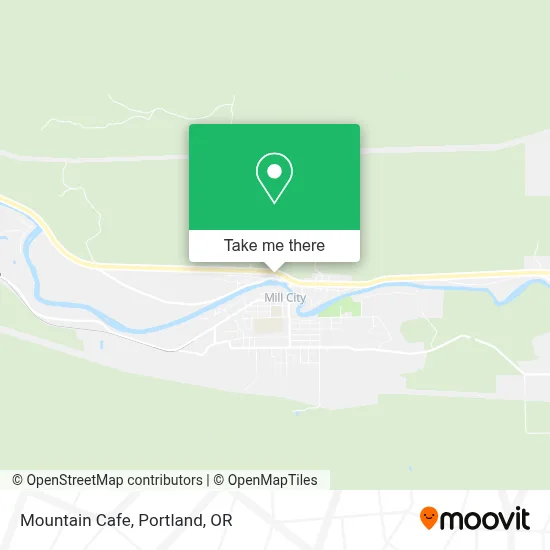 Mountain Cafe map