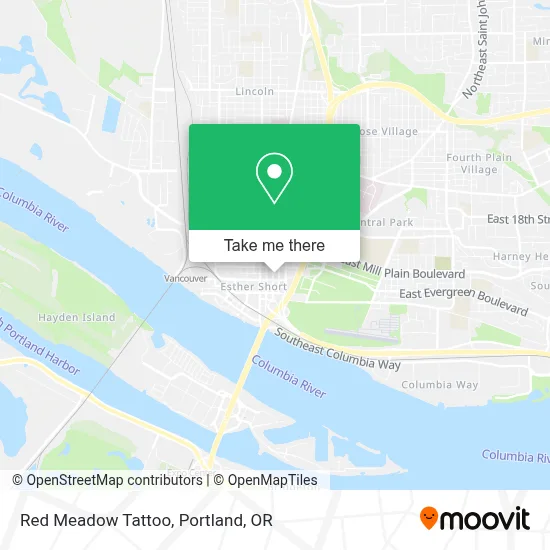 Red Meadow Tattoo map
