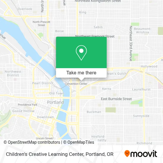 Children's Creative Learning Center map