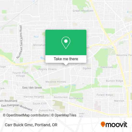 Carr Buick Gmc map