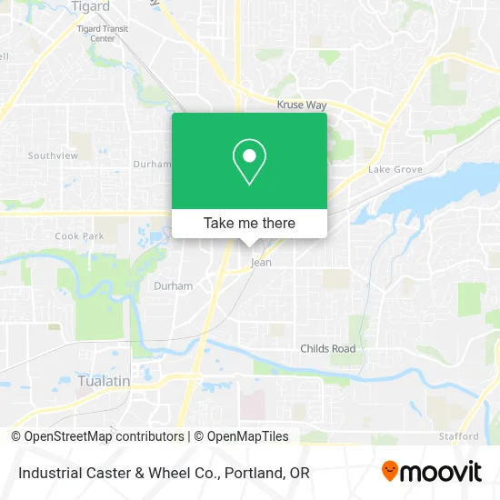 Industrial Caster & Wheel Co. map