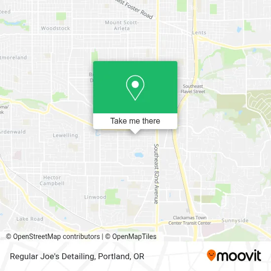 Regular Joe's Detailing map